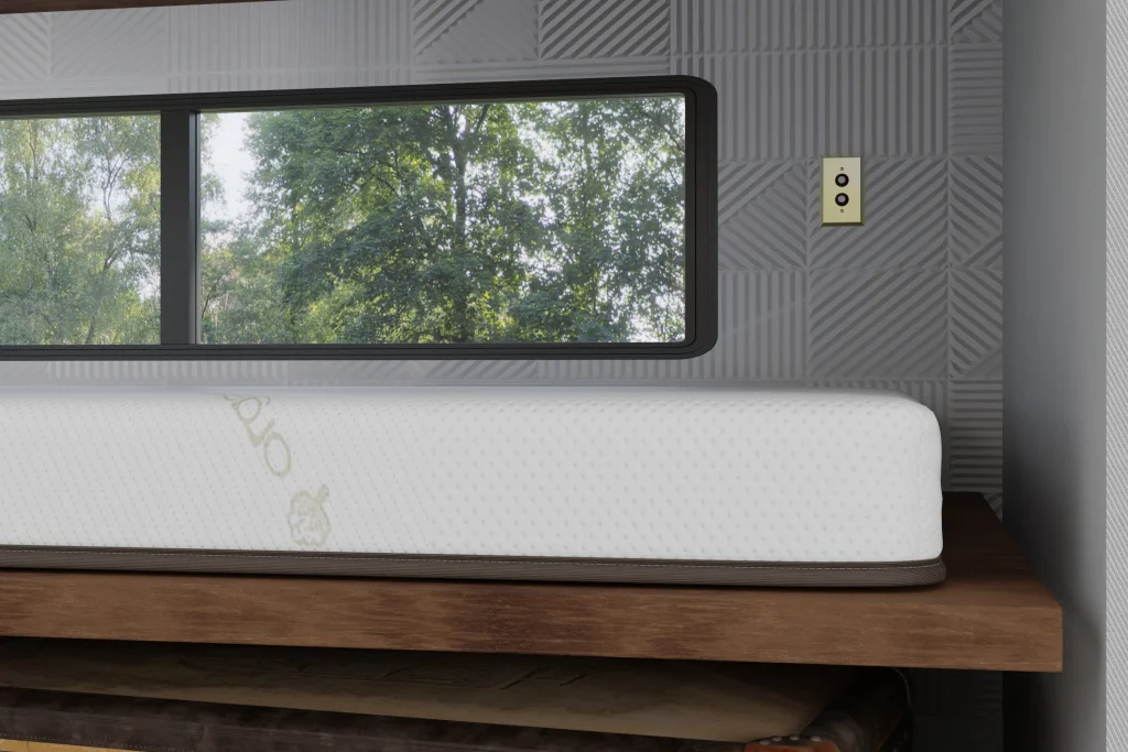 Bunk mattress in RV camper