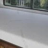 Cover close up of bunk mattress in RV camper